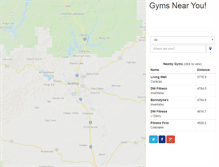 Tablet Screenshot of gymsnear.com
